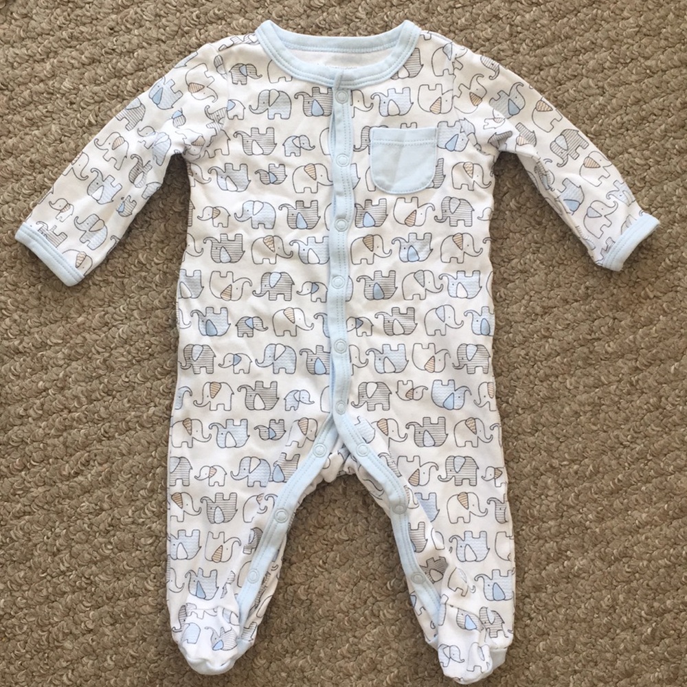 First Impressions baby onesie outfit footies 0-3M!